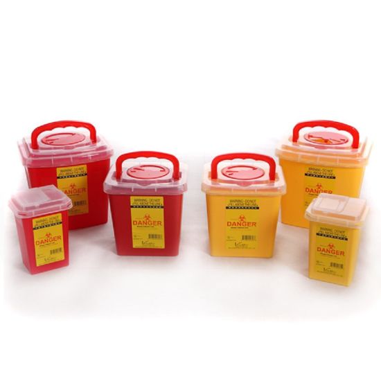 7L Plastic Bin 3L Yellow Plastic Sharp Box 8L Sharp Comtainer gallery image 1