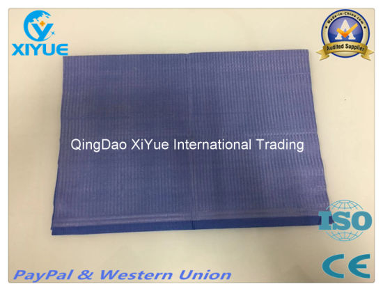 Best Quality Dental Products Disposable Waterproof Patient Dental Bibs gallery image 2