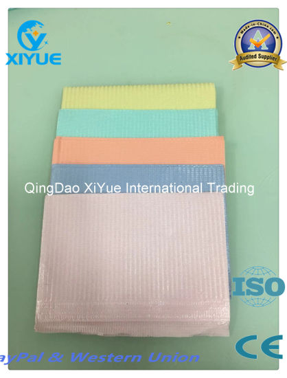 Best Quality Dental Products Disposable Waterproof Patient Dental Bibs gallery image 4