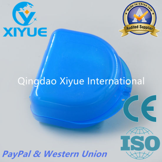 Blue Color Ladder Shape Denture Box