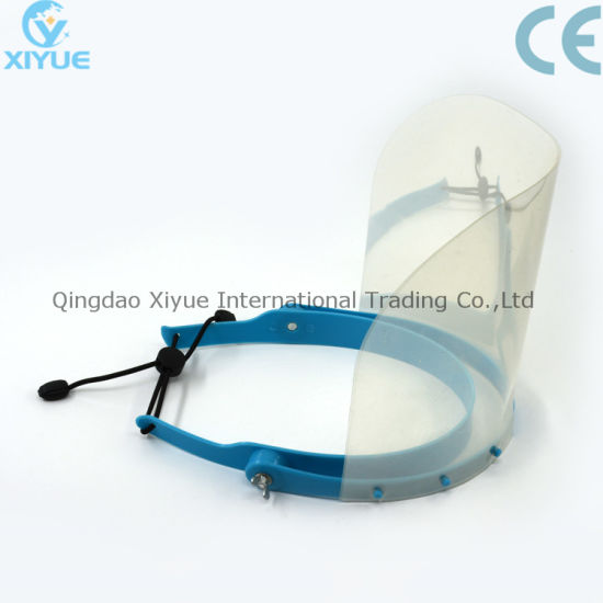 Blue High Quality Disposable and Detachable Plastic Face Mask gallery image 1