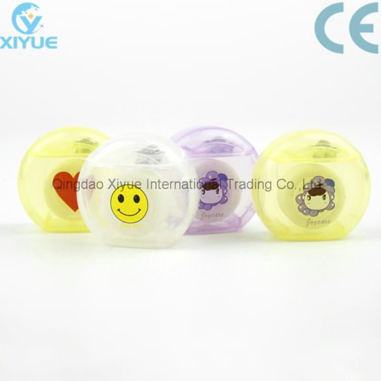 Circular Shape Dental Bamboo Charcoal Floss with White Color gallery image 1