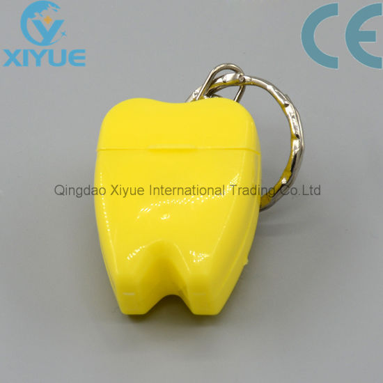 Circular Shape Dental Expanding Floss with White Color gallery image 2