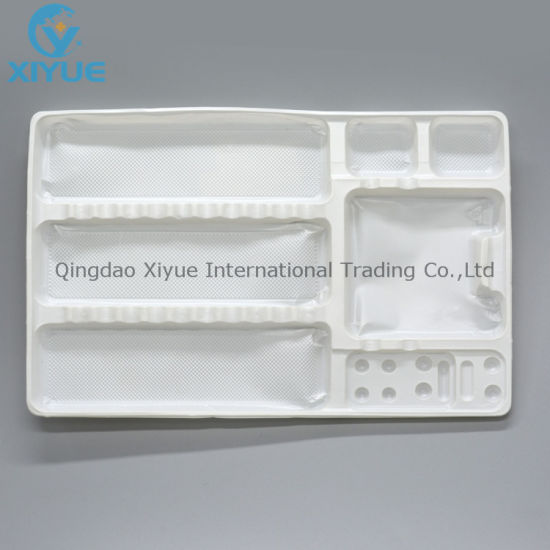 Clinic Hospital Disposable Single-Use Glossy Split Tray gallery image 1