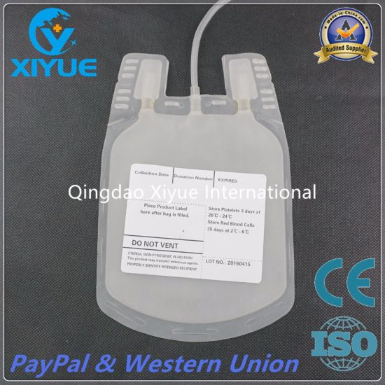 Cpda-1 Disposable Triple Blood Bag with Ce&ISO gallery image 2