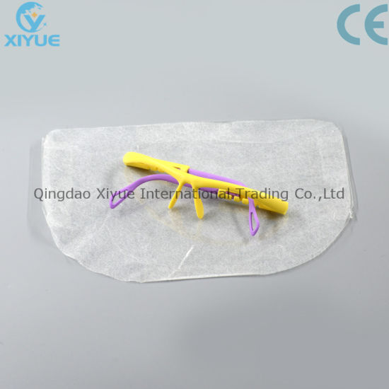 Disposable and Detachable Plastic Face Mask with Ce and ISO gallery image 1