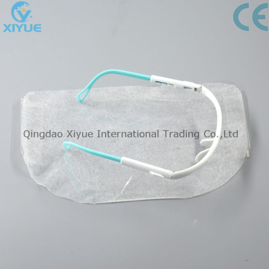 Disposable and Detachable Plastic Face Mask with Ce and ISO