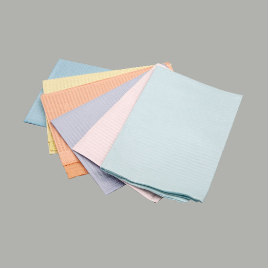 Disposable Colorful Dental Bibs for Adult or Children gallery image 2