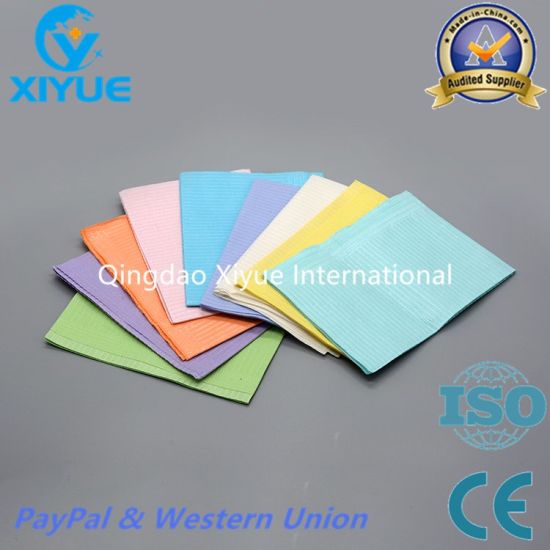 Disposable Dental Bibs with Different Color gallery image 3