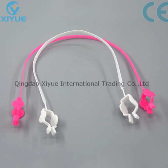 Disposable Different Colors Plastic Dental Bib Clips Medical Production gallery image 5