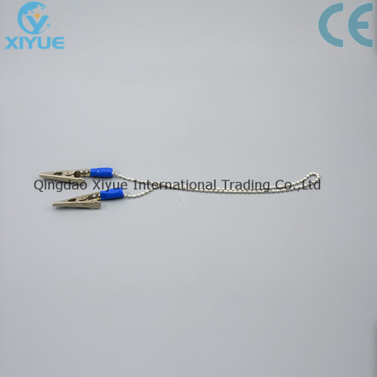 Disposable Different Colors Plastic-Steel Dental Bib Clips Medical Production gallery image 3