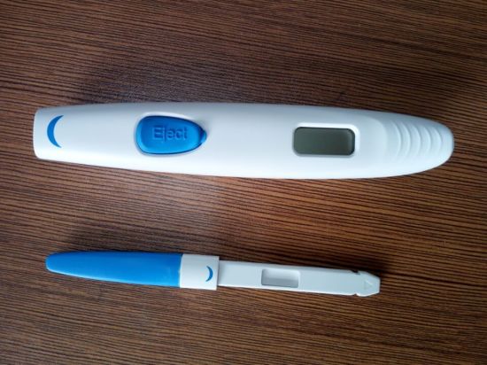 Disposable HCG Pregnancy Diagnostic Test Midstream with Screen and Changeable Test Strip