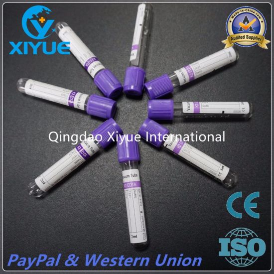 Disposable K2/K3 EDTA Blood Vacuum Tube with Ce&ISO gallery image 2