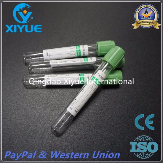 Disposable Lithium Heparin Medical Vacuum Blood Tube with Ce&ISO gallery image 2