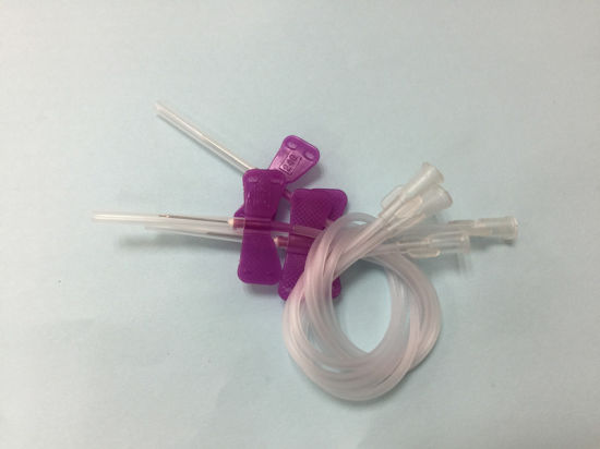 Disposable Medical Butterfly Needle (24G) for Infusion Set with Ce & ISO gallery image 1