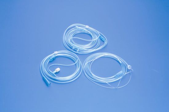 Disposable Medical Nasal Oxygen Cannula with Ce gallery image 1