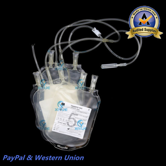 Disposable Medical Sterile Blood Bag for Blood Collection Single gallery image 3