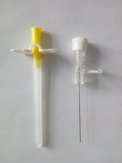 Disposable Medical Sterile IV Cannula Intravenous Catheter with Wing 24G gallery image 1