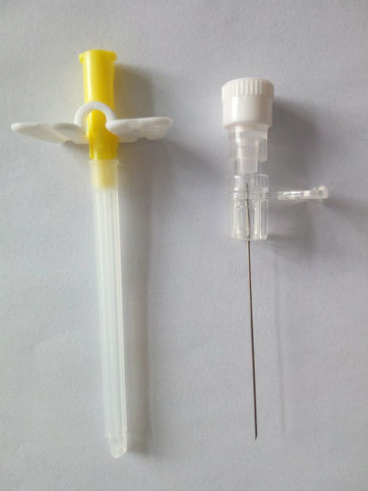 Disposable Medical Sterile IV Cannula Intravenous Catheter with Wing 24G gallery image 3