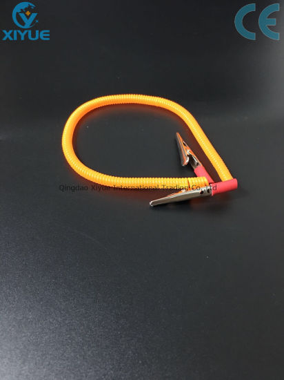 Disposable Orange Plastic-Steel Dental Bib Clips Medical Production gallery image 1