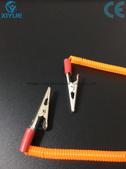 Disposable Orange Plastic-Steel Dental Bib Clips Medical Production gallery image 2