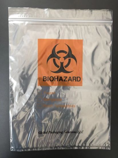Disposable PP Bags Biohazard Biodegradable Specimen Carrier Bag gallery image 4