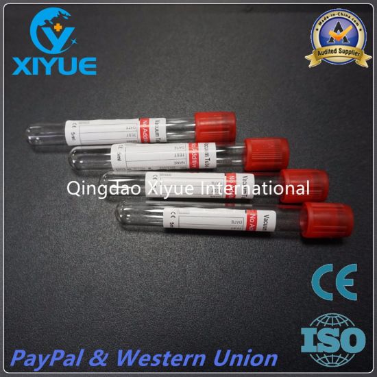 Disposable Vacuum Blood Collection Plain Tube with Ce & ISO gallery image 1