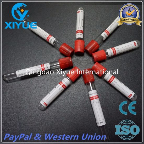 Disposable Vacuum Blood Collection Plain Tube with Ce & ISO gallery image 2