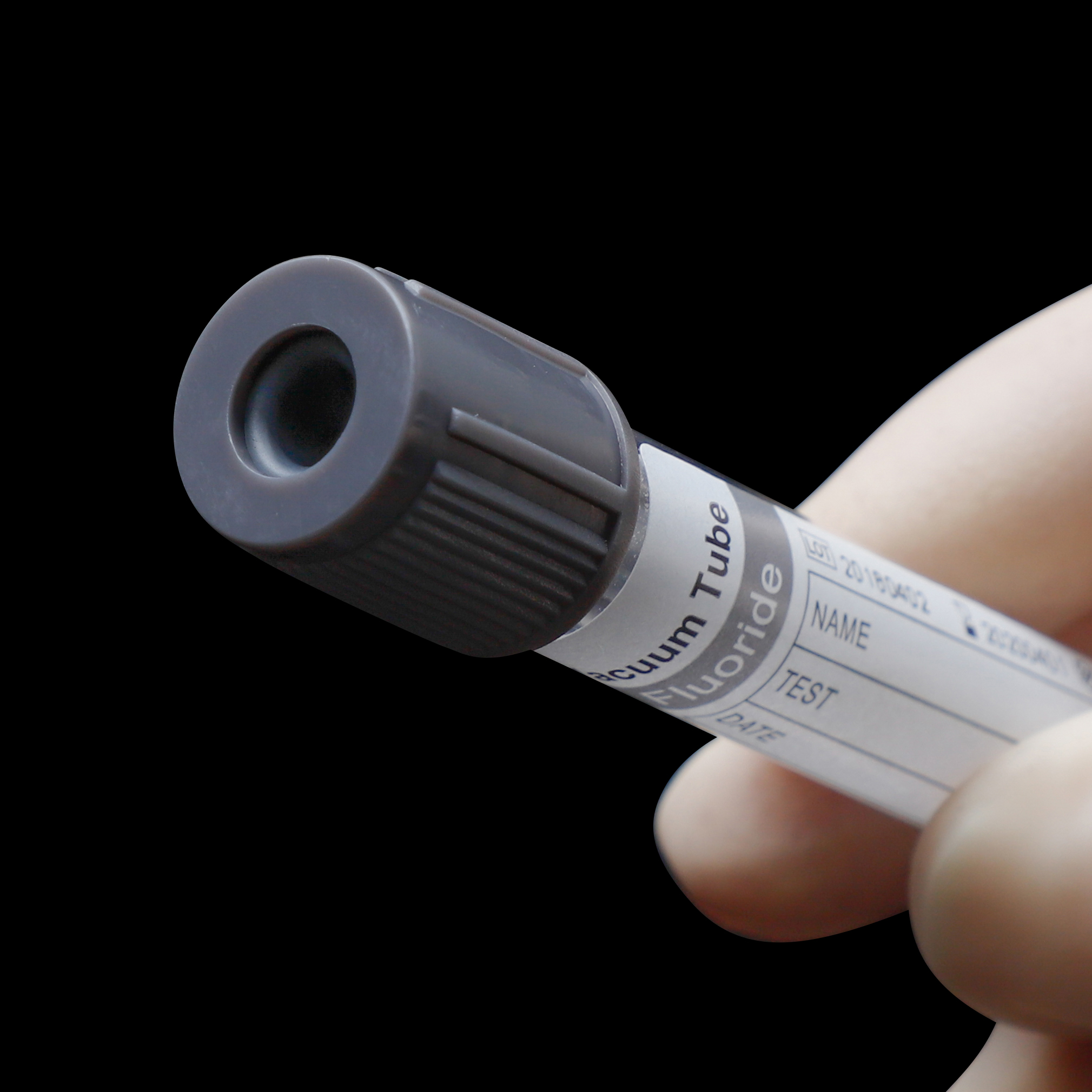 EDTA+Naf Vacuum Blood Collection Tube Grey Cap gallery image 3