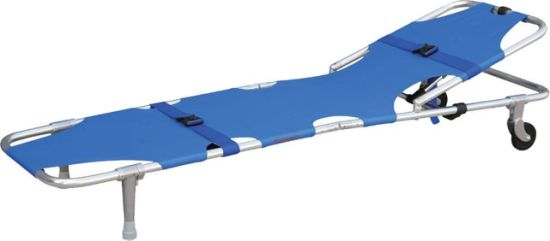 Emergency Foldaway Stretcher with Wheels gallery image 1