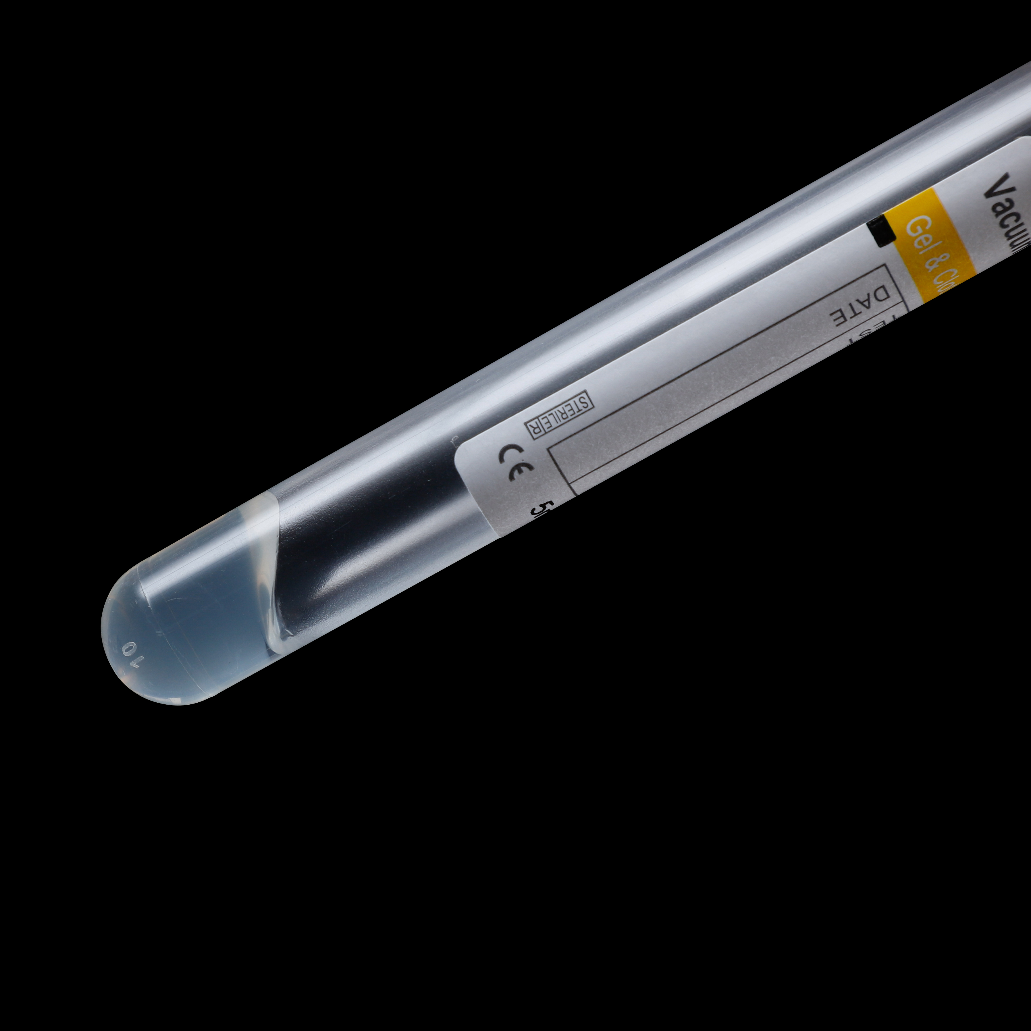 Gel+Clot Activator Vacuum Blood Collection Tube Yellow Cap gallery image 2