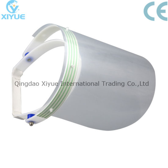 Green High Quality Disposable and Detachable Plastic Face Mask gallery image 5