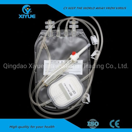 High Quality Hospital Disposable Supplies Leukocyte Reduction Filter with Blood Bag gallery image 4