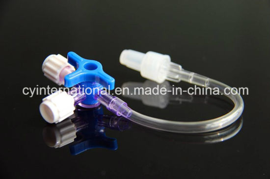 High Quality Medical Disposable Three Way Stopcock with Extension Tube gallery image 1