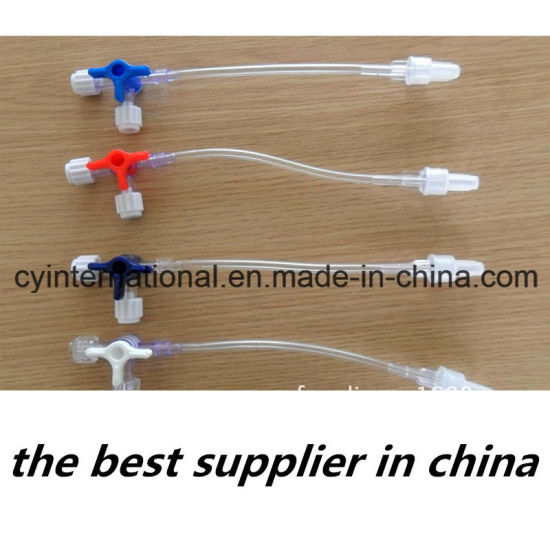 High Quality Medical Disposable Three Way Stopcock with Extension Tube