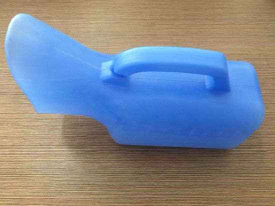 High Quality Square Blue Female Urine Bag Bottle