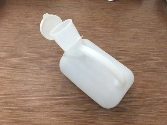 Hot Sale Square 1200ml Plastic PE Urine Bag Battle gallery image 3