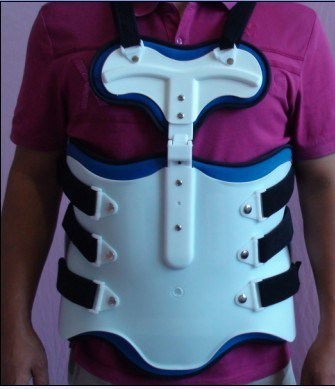Medical Adjustable Orthopedic Chest Lumbar Brace gallery image 2