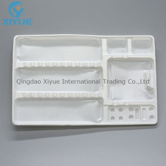 Medical Clinic Hospital Disposable Single-Use Glossy Split Tray