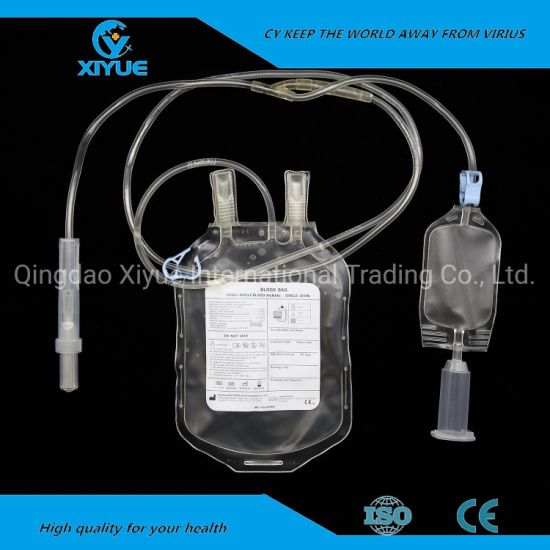Medical Consumables Disposable Sterile Blood Bag for Blood Collection Single 250ml gallery image 1