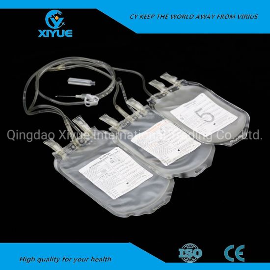 Medical Consumables Disposable Sterile Blood Bag for Blood Collection Single 250ml gallery image 5