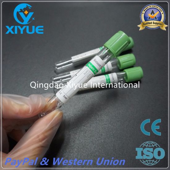 Medical Disposable Vacuum Blood Collettion Sodium Heparin Tube with Ce&ISO gallery image 2