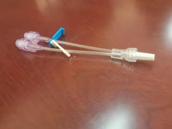 Medical Double Needleless Connector Extension Tube Medical Equipment gallery image 2
