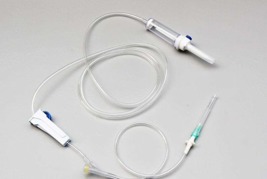 Medical Supply Disposable IV Transfusion Infusion Set with Luer Lock gallery image 1