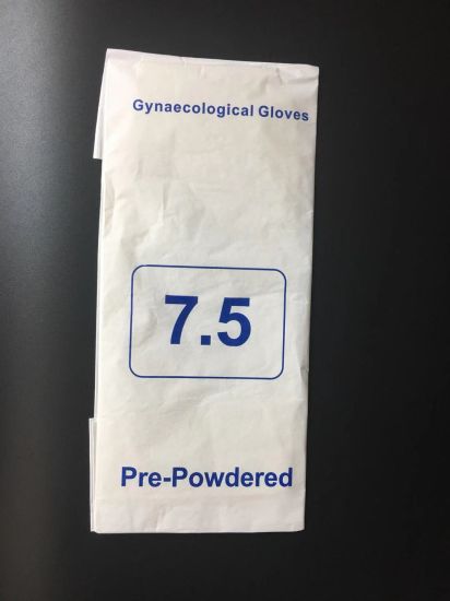 Medical Surgical Gynaecological Rubber Latex Pre-Powder Nonpowder Gloves Glove gallery image 2