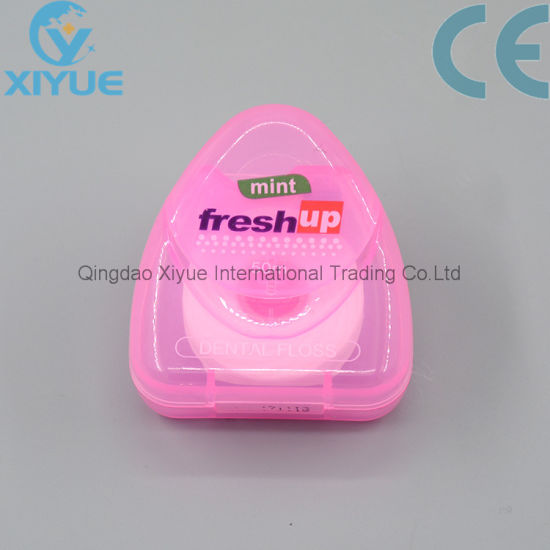 Pointed Box Dental Nylon Floss with Mint Flavour