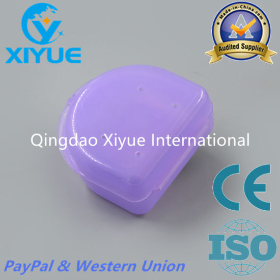 Purple Color Ladder Shape Denture Box with High Quality gallery image 4
