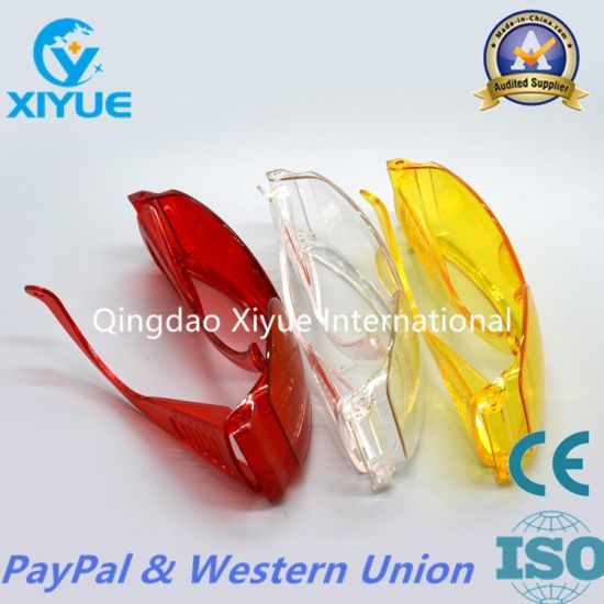 Red Color Photocuring Protective Glasses with High Quality