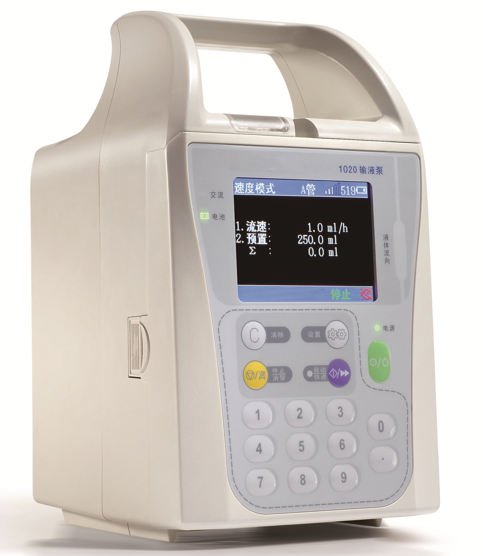 Single Channel Professional Medical Use Syringe Pump Type 1011 gallery image 5