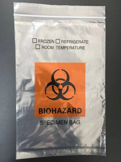 Specimen Carrier Bag Biologucal Hazard Bag Specimen Bag gallery image 2